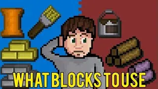 Terraria - What Blocks To Use When Building #terraria #terrariatips #gaming #sandbox #building
