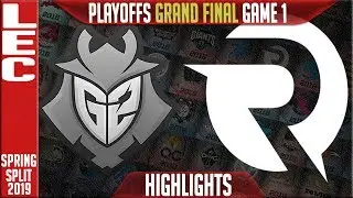 G2 vs OG Highlights Game 1 | LEC Playoffs Grand Finals Spring 2019 | G2 Esports vs Origen G1