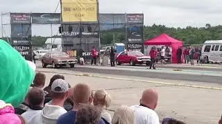 '74 Dodge Charger 440 VS '72 Plymouth Roadrunner 440 drag race
