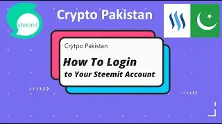 How to Login to Steemit with Your Posting Key | Crypto Pakistan