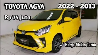 HARGA TOYOTA AGYA || 2013,2014,2015,2016,2017,2018,2019,2020,2021,2022
