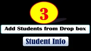 How to add child from dropbox || Add student from Dropbox student info