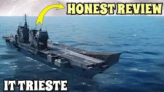 NEW AirCraft Carrier - IT TRIESTE Full Review | 3x Cannon Damage Test & Air Defence Test