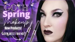 Goth Spring Makeup / Trying New Products / Is This Eyeshadow A Goth's Best Friend? (ENG subs)