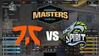 CRUSHED! Fnatic vs Spirit - DreamHack Masters - CSGO Highlights