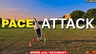 🔥 PACE ATTACK! Fast Bowling with SPEED &   ACCURACY 😍| Vlog#34