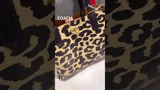 🦓 COACH ZEBRA WILLOW 24 & COACH LEOPARD PRINT WILLOW & SWINGER 20 Bag #coach #macys