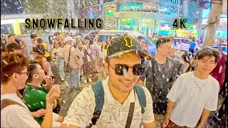 Snowfall in Kuala Lumpur 🇲🇾 | Kuala Lumpur Nightlife 4K | #kualalumpur #malaysia #nightlife