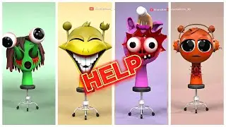 Creepy Funny 3D Characters Office Chair Sprunki AnimationMovie👉 Subscribformore weird&crazy3Dvideos!