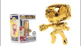 CHROME IRON MAN POPCULTCHA EXCLUSIVE AVENGERS INFINITY WAR FUNKO POP