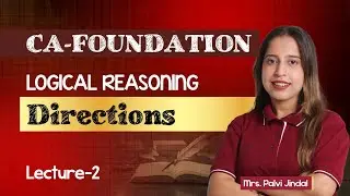 Directions | CA Foundation | Logical Reasoning | (FFJ26) | L2