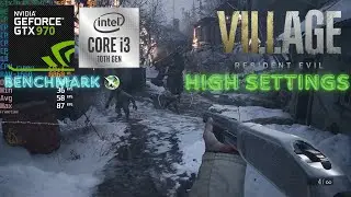 GTX 970 4GB - Resident Evil 8 Village On High Graphics Settings (Benchmark) - 2024