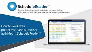How to work with successors and predecessors activities in ScheduleReader