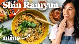 Korean Packaged Ramen (SHIN RAMYUN) or Homemade? | Delicious Dupes