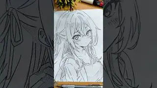 Drawing Alya Kujou !! 🩷✨ #イラストメイキング #創作 #アニメ #鬼滅の刃