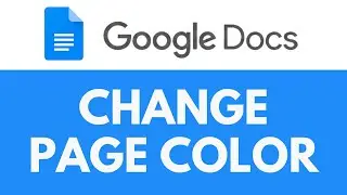 How To Change Page Color in Google Docs | Add Color to Your Google Docs Pages | Google Docs Tutorial