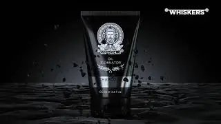 Whiskers Charcoal Face Wash