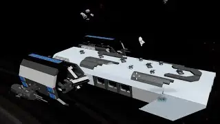 Space Engineers , Xbox( my Splitsie Inspired Carrier and shuttle )