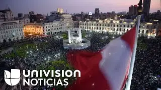 Nuevo presidente de Per&uacute; juramenta a los miembros de su gabinete ministerial en medio de protestas
