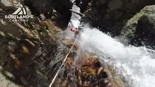 Grey Mare's Tail: All action Canyoning Adventure at Kinlochleven, Scotland