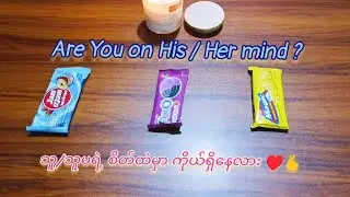 Are You on His / Her mind? 🥰• သူ/သူမရဲ့ စိတ်ထဲမှာ ကိုယ်ရှိလား 💨• Pick A Card • General Reading