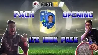 Fifa 15 Ultimate Team | TOTY Pack Opening #22 | Thiago Silva 93 in a Pack | 17x100k