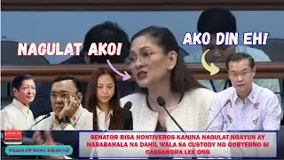 SENATOR HONTIVEROS NAGULAT at NABAHALA Dahil Wala Sa Custody Ng DOJ si Cassandra LI Ong