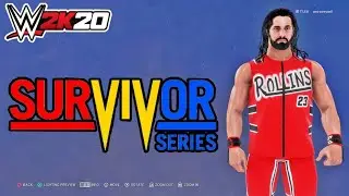 wwe 2k20 seth rollins custome attire surviver series 2019 (easy make).