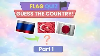 Guess the Country by Flag &ndash; The No-Options Quiz (Part 1)|Brain Exercise| Knowledge Test|