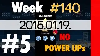 Angry Birds Friends Tournament Level 5 Week 140 NoPowerUps Walkthrough - High Score