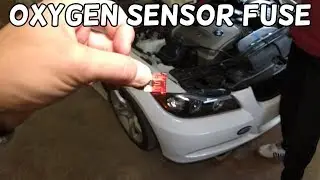 OXYGEN SENSOR HEATER FUSE LOCATION REPLACEMENT BMW E90 E91 E92 E93