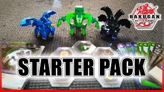 Abrindo STARTER PACK - MAXOTAUR - Bakugan Battle Planet