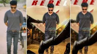 Rebel | Movie Poster Editing Tutorial 2018 | Sonu Rajput Editing | KR Editing