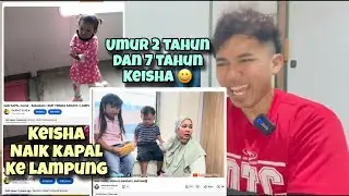 NAIK KAPAL KE LAMPUNG momen keisha umur 2 Tahun dan sekarang | isteri ke lampung 