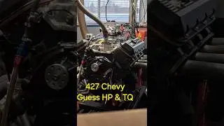 427 Chevy On Dyno Guess HP &TQ #dyno #chevy #bigblock #automobile #corvette #horsepower