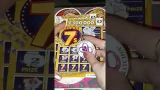 3 super 7s #UK scratchcards