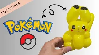 How to make Pok&eacute;mon Pikachu Balloon Twisting Tutorials 寶可夢皮卡丘扭氣球教學