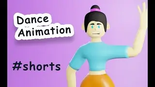 3d Character Dancing Animation made in Blender #shorts
