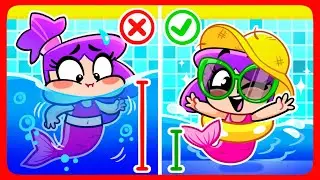 ☀️ Summer Safety Rules! 🧢🧴 Stay Safe in the Sun with Viv and Denny | Funny English for Kids