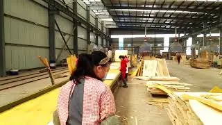 Selected poplar core veneer and Best  Plywood Core Assembly Process