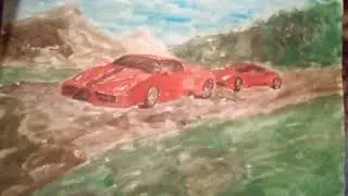 Ulicne trke i dva crvena Ferarija