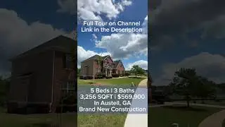 BRAND NEW CONSTRUCTION UNDER $600k in Austell, GA - 5 Beds, 3 Baths I Austell Real Estate