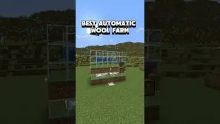 Best Automatic Wool Farm In Minecraft! #minecraft #survival #minecraftfarm