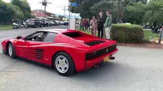 AMAZING Ferrari Testarossa exhaust sound and acceleration