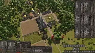 Сохраняет ресурсы небольшой уютный амбарчик из мода в игре Banished Colonial Charter