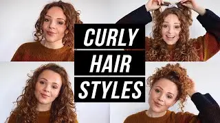 CURLY HAIRSTYLES: 7 EASY HAIRSTYLES FOR LONG CURLY HAIR