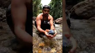 He Found Big Blue GEM in Forest River 💧💎