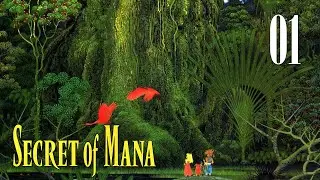 Secret of Mana (Deutsch / German) ~ (01) Quelldorf &rarr; Hochland ~ SNES Walkthrough