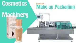 Cosmetic machinery | make up products packing machine | bottle cartoning machine