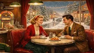 Hot Coffee on a Winter Night, Cozy Vintage Music for Winter Days, Vintage 1950s Music